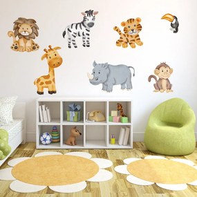 PIPPER. Textil falmatrica "Állatkerti állatok"