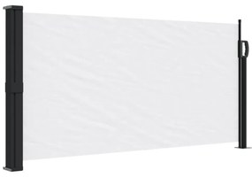 fehér behúzható oldalsó napellenző 100 x 300 cm