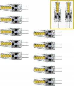 10 db fényerőszabályozható G4 Led izzó