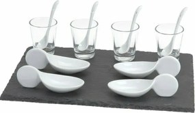 EH square tálalókészlet rágcsálnivalókhoz 13 dbalakú