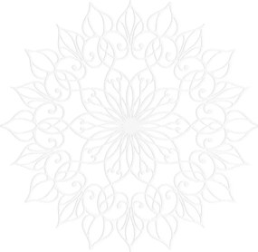Fa faldekoráció Mandala Lótusz | QUASAR