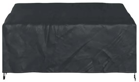 Kerti Pad Borító Fekete 175 x 85 x 65 / 94 cm 600D szövet