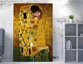 WY94 Gustav Klimt A csók vászonkép, 70 x 100 cm