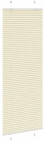 pliszírozott redőny krém 75x200 cm szövetszélesség 74,4 cm