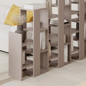 Szürkésbézs polcos állvány 158x151 cm Anissa – Marckeric