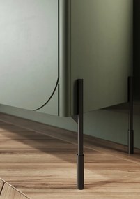 Sonatia vitrin 100 4D - olívazöld