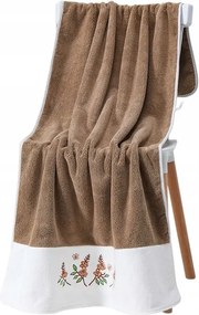 Gyorsan Száradó Nedvszívó Mikroszálas Fürdőlepedő 50x100 cm Bézs