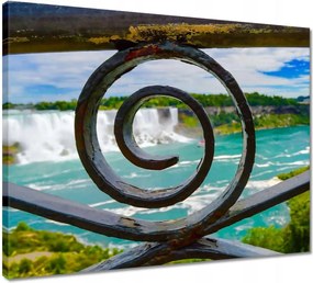 Vászonkép 50x40 Niagara vízesés