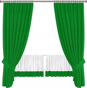 Bella kész függöny és drapéria szett zöld