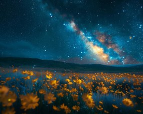 Poszter 76x60,5cm Éjszakai égbolt