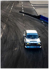 Poszterek 70x100 Fehér sportautó