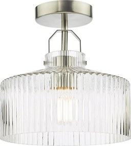 Dar Lighting modern mennyezeti lámpa lenka szatén nikkel darlen4846