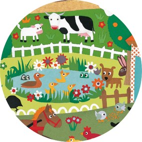 Megfigyeltető puzzle - A farm, 35 db-os - The farm