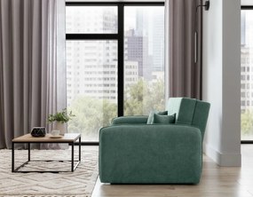 AKCIÓ Kihúzható 2 üléses kanapé LAINE, zöld II. osztály