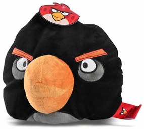 Angry Birds fekete díszpárna