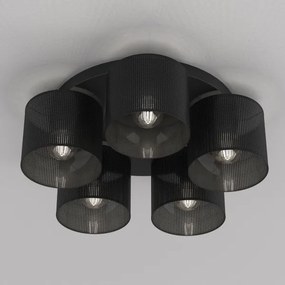 Felületre szerelhető csillár LOFT SHADE 5xE27/60W/230V fekete