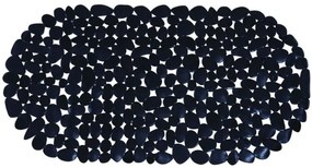 Spirella GALETS csúszásgátló fürdőkád alátét,fekete, 99 x 39 cm
