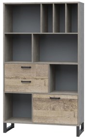 Regál Bennie1D2S  (szürke + homok tölgy). 1052759