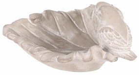Beton madáretető Leaf, szürke , 21 x 17 x 9 cm