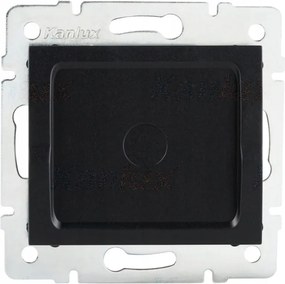 Elektromos fali aljzat Kanlux fekete