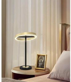 Wofi 8016-104 - LED Érintős dimmelhető lámpa BREST LED/10,5W/230V fekete/arany