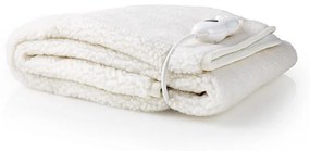 Nedis PEBL120CWT1 - Elektromos fűthető takaró 60W/230V 150x80 cm gyapjú PEBL120CWT1