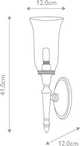 Elstead Lighting DRYDEN BATH-DRYDEN2-PB Fali lámpa 1x40W/G9 IP44