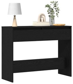 Fekete Tölgy Konzolasztal - 100x35x76.5 cm - Mérnöki Fa