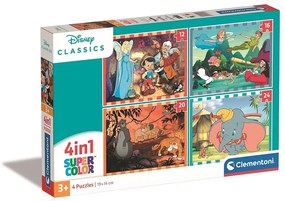 Disney Classics 4 az 1-ben puzzle Clementoni