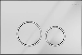 Mexen Fenix Air 05 pneumatikus öblítő gomb, fényes króm - 6A0501
