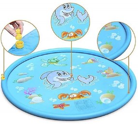 Kerti locsolócsőhöz csatlakoztatható spriccelő párna gyerekeknek