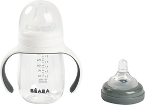 Béaba 2 az 1-ben Tanuló cumisüveg 210 ml - Sötétszürke
