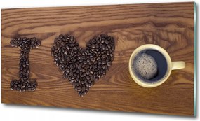 Fotó üvegkép Aromás kávé 125x50