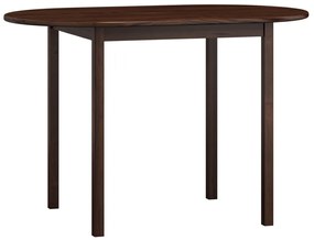 AMI nábytek Ovális asztal c4 dió 150x80 cm