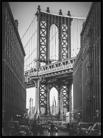 Város épületek út Modern poszter 40x50