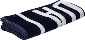 BUDAPEST Strandtörölköző sötétkék 165x90cm