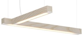Függeszték LED40 L alakú, többféle változatban - TUNTO Modell: fehér hamu, olajviasz