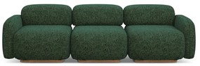 Sötétzöld moduláris kanapé 270 cm Ailani – Makamii