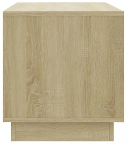 sonoma tölgy színű szerelt fa TV-szekrény 102x41x44 cm