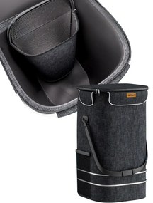 Jurhan COMFORT bevásárlótáska lépcsőjáró kerekekkel, 50l, fekete