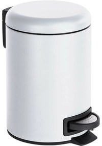 Wenko Leman pedálos szemetes 3 l, fehér, 3 l