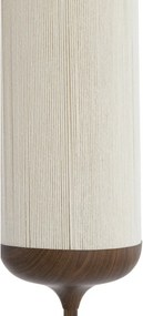 Sötétbarna állólámpa textil búrával (magasság 159 cm) Dania – Light &amp; Living