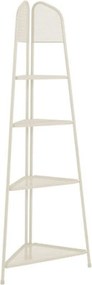 MWH világosbézs fém balkon sarokpolc - magasság 180 cm - Garden Pleasure