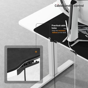 Diablo X-Tensio 1100 állítható magasságú íróasztal fehér