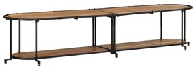 tömör akácfa TV-szekrény 200 x 42 x 40 cm