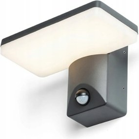 Kültéri Led fali lámpa Rendl Rina Pir 12W IP65 szenzorral antracit 3000