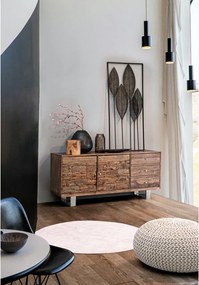 Fém fali dekoráció 61x135 cm Adhira – Bizzotto