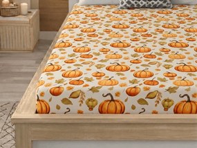Mikroszálas lepedő AUTUMN PUMPKINS színes 90x200 cm