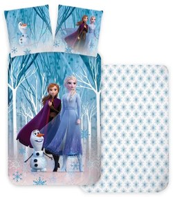 Disney Jégvarázs Snowflakes ágyneműhuzat 140×200cm, 70×90 cm