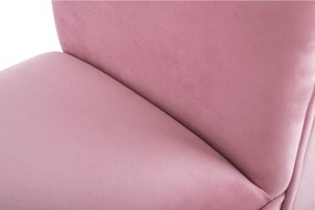 Lóca, Velvet szövet, vén rózsaszín/fekete, BURDA